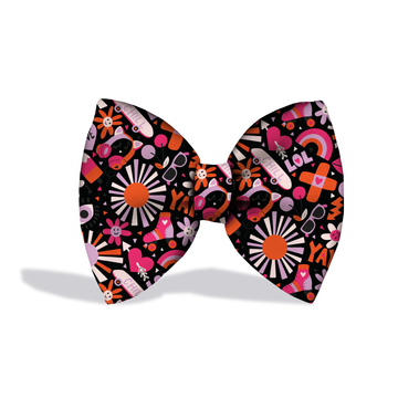 Pawsindia Pop Funk Pattern Bow Tie